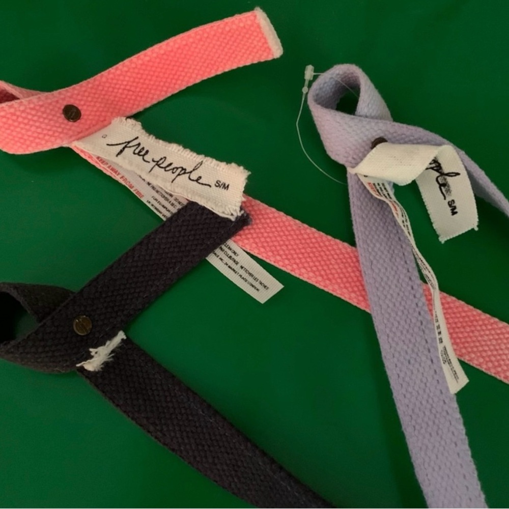 BUNDLE OF 3 BRAND NEW WOT Free People Wrap Belts